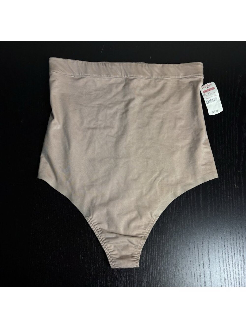 NWT SPANX Womens XL Suit Your Fancy High-Waist Shaping Thong Beige 10196R